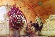 Alma Tadema Unconscious Rivals oil on canvas